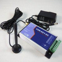 Двухканальное GSM реле GSM-KEY-DC 2000 номеров на 12 или 220 Вольт с двумя входами от WAFER