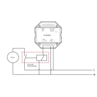 Дистанційний Радіо вимикач на 100-240 Вольт AC 1 канал 1.5A Wi-Fi та RF Push Switch SS-B(WT) (додаток Tuya або Smart Life) від SKYDANCE за 645грн (код товару: SS-B(WT) )