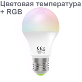 RGB + цветовая Температура на  6 Ватт TK01