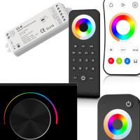 5-канальний RGB + CCT LED RF дистанційний контроллер-димер Iskydance V5-M на 12-24 Вольт c пультом