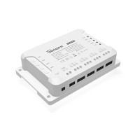 Sonoff 4CH Pro R3 4-Канальний WIFI + Радіо 433 МГц Вимикач з режимами Блокування / Такт / Таймер / Затримка від 0,5 до 3600 сек від SONOFF за 1315грн (код товару: 4CHPROR3 )