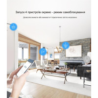 Sonoff 4CH Pro R3 4-Канальный WIFI+Радио 433 МГЦ Выключатель с режимами Блокировки/Такт/Таймер/Задержка от 0,5 до 3600 сек от SONOFF