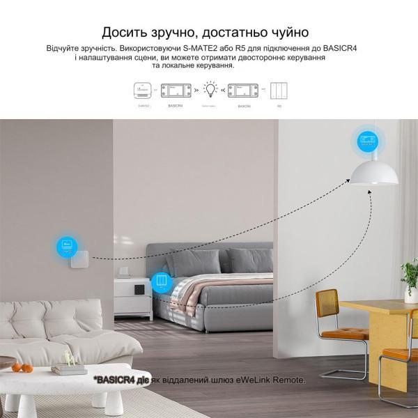 Sonoff BASIC R4 WiFi Беспроводной выключатель для умного дома с таймером ANDROID, iOS от SONOFF