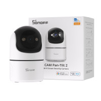 Wifi камера відеоспостереження SONOFF CAM Pan-Tilt 2 (CAM-PT2) 1080P з панорамним оглядом 360° від EACHEN за 1495грн (код товару: CAM-PT2 )