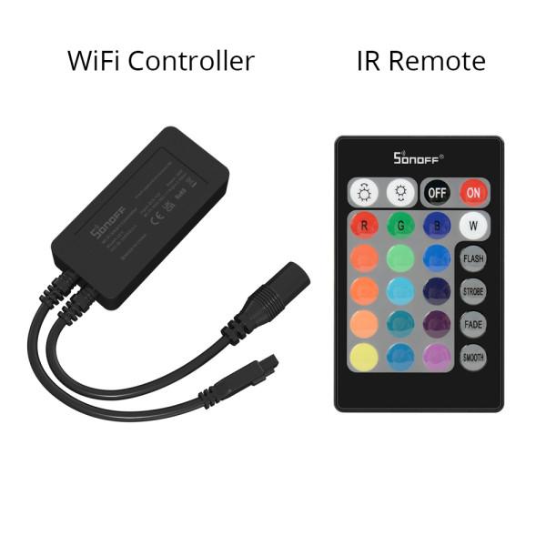 WiFi RGB (на три цвета) контролер Sonoff L2-C светодиодных лент с пультом Ewelink от SONOFF