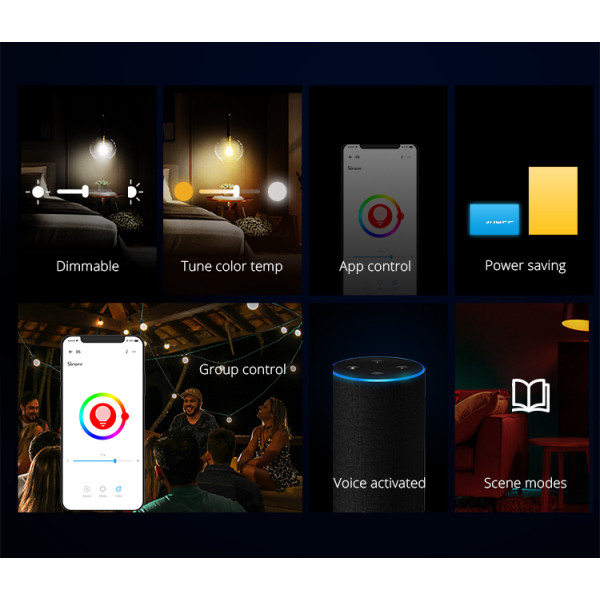 SONOFF B02-B, B05-B Умная Wi-Fi светодиодная лампа от SONOFF