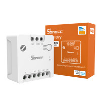 SONOFF MINI-ZBD  Zigbee інтелектуальний комутатор із сухими контактами та підтримкою NO/NC, гнучким живленням AC/DC