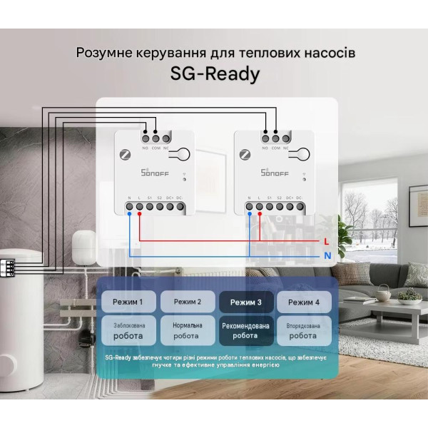 SONOFF MINI-ZBD Zigbee интеллектуальный коммутатор с сухими контактами и поддержкой NO/NC, гибким питанием AC/DC от SONOFF