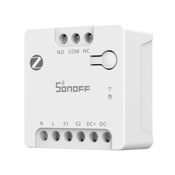 SONOFF MINI-ZBD Zigbee интеллектуальный коммутатор с сухими контактами и поддержкой NO/NC, гибким питанием AC/DC от SONOFF