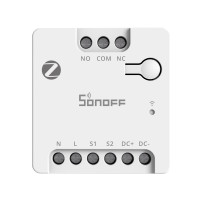 SONOFF MINI-ZBD Zigbee интеллектуальный коммутатор с сухими контактами и поддержкой NO/NC, гибким питанием AC/DC от SONOFF
