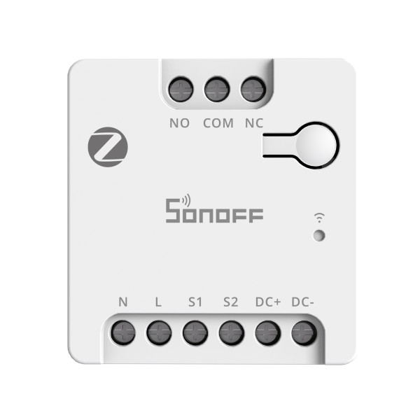 SONOFF MINI-ZBD Zigbee интеллектуальный коммутатор с сухими контактами и поддержкой NO/NC, гибким питанием AC/DC от SONOFF