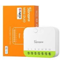 SONOFF MINI-DUO — 2-канальний інтелектуальний вимикач Zigbee