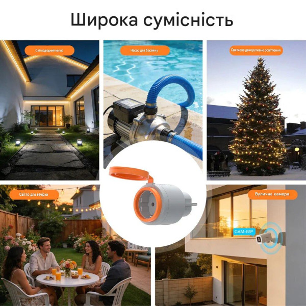 WiFi Matter розетка SONOFF S61s для уличного использования (Евро) от SONOFF WiFi Matter розетка SONOFF S61s для уличного использования (Евро) от SONOFF