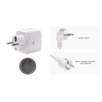 WiFi Matter розетка со счетчиком SONOFF iPlug Gen2 S61s (Євро) от SONOFF