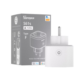 WiFi Matter розетка з лічильником SONOFF iPlug Gen2 S61s  (Євро)