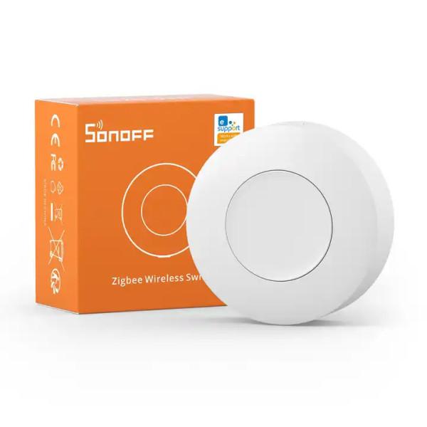 SONOFF SNZB-01P - Бездротовий комутатор-кнопка Zigbee з батарейкою від SONOFF за 395грн (код товару: SNZB-01P )