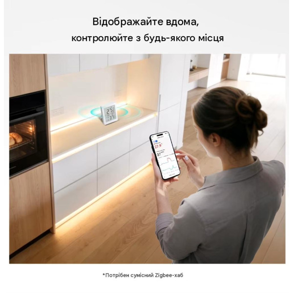Zigbee датчик температуры и влажности SONOFF AirGuard TH SNZB-02DR2 с большим 3.6" ЖК-дисплеем от SONOFF Zigbee датчик температуры и влажности SONOFF AirGuard TH SNZB-02DR2 с большим 3.6" ЖК-дисплеем от SONOFF