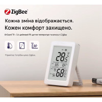 Zigbee датчик температуры и влажности SONOFF AirGuard TH SNZB-02DR2 с большим 3.6" ЖК-дисплеем от SONOFF Zigbee датчик температуры и влажности SONOFF AirGuard TH SNZB-02DR2 с большим 3.6" ЖК-дисплеем от SONOFF