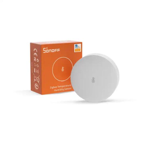 SONOFF SNZB-02P - беспроводной умный Zigbee датчик температуры и влажности с батарейкой от SONOFF