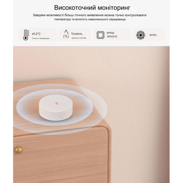 SONOFF SNZB-02P - бездротовий розумний Zigbee датчик температури та вологості з батарейкою від SONOFF за 475грн (код товару: SNZB-02P )