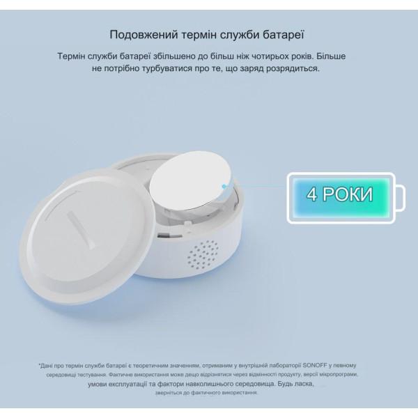 SONOFF SNZB-02P - бездротовий розумний Zigbee датчик температури та вологості з батарейкою від SONOFF за 475грн (код товару: SNZB-02P )