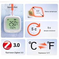 SNZB-02WD Zigbee 3.0 датчик температуры и влажности SONOFF IP65 LCD от SONOFF