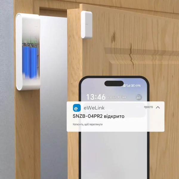 SONOFF SNZB-04PR2 обновленный беспроводной датчик открытия - закрытие дверей/окна ZigBee от SONOFF