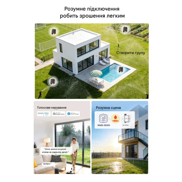 Умный водяной клапан с расходомером SONOFF Hydro One Zigbee (латунь) от SONOFF
