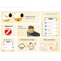 Умный водяной клапан с расходомером SONOFF Hydro One Zigbee (латунь) от SONOFF