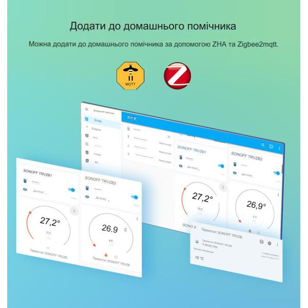 SONOFF Zigbee Термостат клапан для радіатору від SONOFF за 1295грн (код товару: TRVZB )
