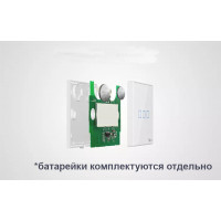 Sonoff T2EU-RF cенсорный настенный радио пульт к выключателю от 1-й до 3-х кнопок, белого цвета от SONOFF