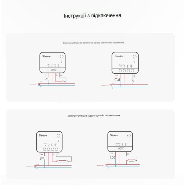 SONOFF Zigbee Mini ZBMINI-L R2 Extreme контроллер выключатель к механическому переключателю с с одной линией питания по фазе (без нейтрали) от SONOFF