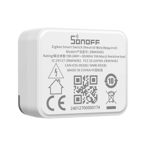 SONOFF ZBMINI Extreme Zigbee Розумний витмикач-комутатор (потрібен нейтральний дріт) | ZBMINIR2 від SONOFF за 445грн (код товару: ZBMINIR2 )