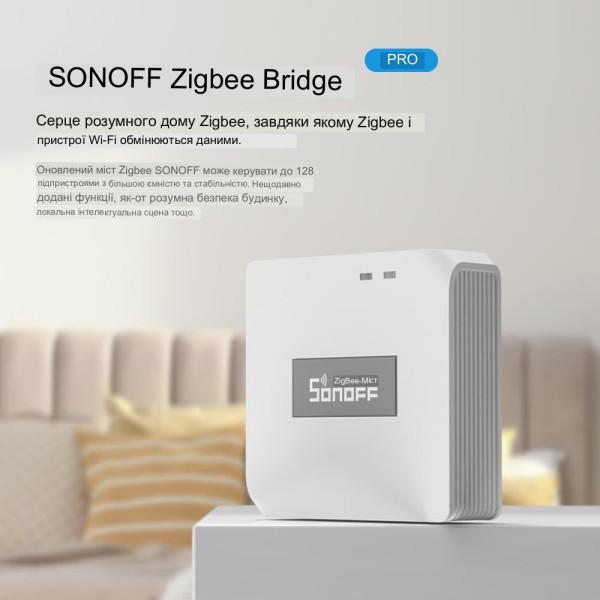 Устройство домашней автоматизации WIFI + Zigbee SONOFF Zigbee Bridge Pro до 128-ти устройств от SONOFF