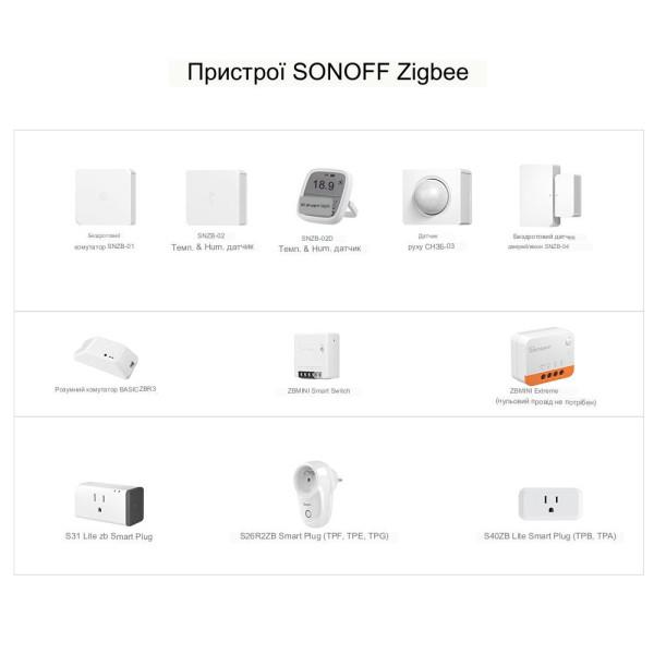 Пристрій домашньої автоматизації WIFI + Zigbee SONOFF Zigbee Bridge Prо до 128-ти пристроїв від SONOFF за 875грн (код товару: ZBRIDGEPRO )