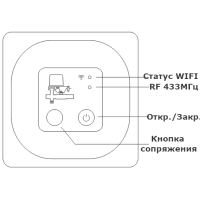 Вентильний електроклапан (електропривод) кульового крана газу, води WI-FI+RF433 з можливістю підключення радіо датчиків eWelink середу Sonoff від EACHEN за 1595грн (код товару: WIFIVALVE )