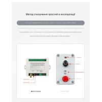 Промышленный комплект дистанционного управления двигателя AK-C240318 (Джойстик + Контроллер на 12-36 Вольт DC) от AOKE