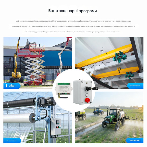 Промышленный комплект дистанционного управления двигателя AK-C240318 (Джойстик + Контроллер на 12-36 Вольт DC) от AOKE