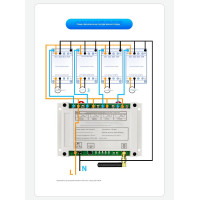 Промышленный 4-канальный радиовыключатель AK-C240407 с джойстиком (AC 100-450V) от AOKE