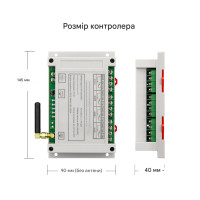 Промышленный 4-канальный радиовыключатель AK-C240407 с джойстиком (AC 100-450V) от AOKE