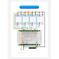 Промышленный 4-канальный радиовыключатель AK-C240407 с джойстиком (DC 12-48V) от AOKE