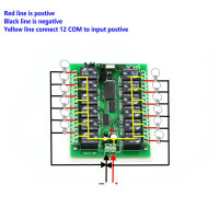 12-ти канальный универсальный дистанционный выключатель на 12 Вольт от AOKE