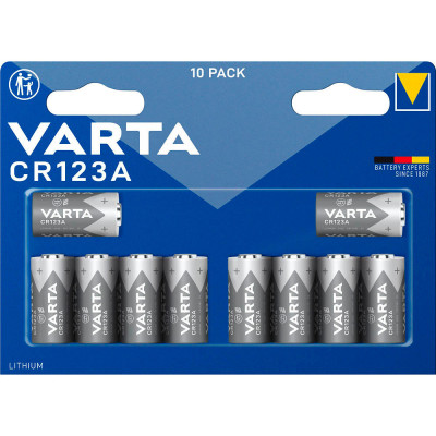 Батарейка Varta CR 123A Литиевая 3 Вольта