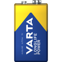 Батарейка алкалайновая Varta Long Life Power RED 9V (Крона) от VARTA