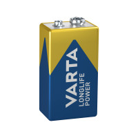 Батарейка алкалайновая Varta Long Life Power RED 9V (Крона) от VARTA