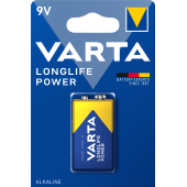 VARTA 9V LongLife Power 6LR61 (Крона, Алкалайн) +95грн