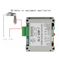 Двухканальное GSM реле на 220 В (9-12 В) с блоком питания KL2 и датчиком температуры от RUIENSi