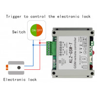 Двухканальное GSM реле на 220 В (9-12 В) с блоком питания KL2 и датчиком температуры от RUIENSi