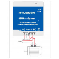 Одно-канальное GSM реле на 9-36 В RTU5034 (RTU5024 пластиковом корпусе) от KING PIGEON
