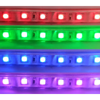 3-х кольорова Світлодіодна RGB лента на 220 Вольт, водозахисному силіконовому кожусі від CHINA за 135грн (код товару: RGB220 )